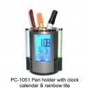 Desktop Pen-holder with Clock